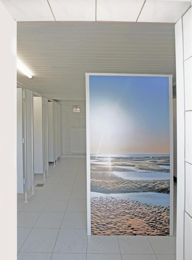 Strandgutkoje Auf Dem Campingplatz Strandgut Cuxhaven Eksteriør billede